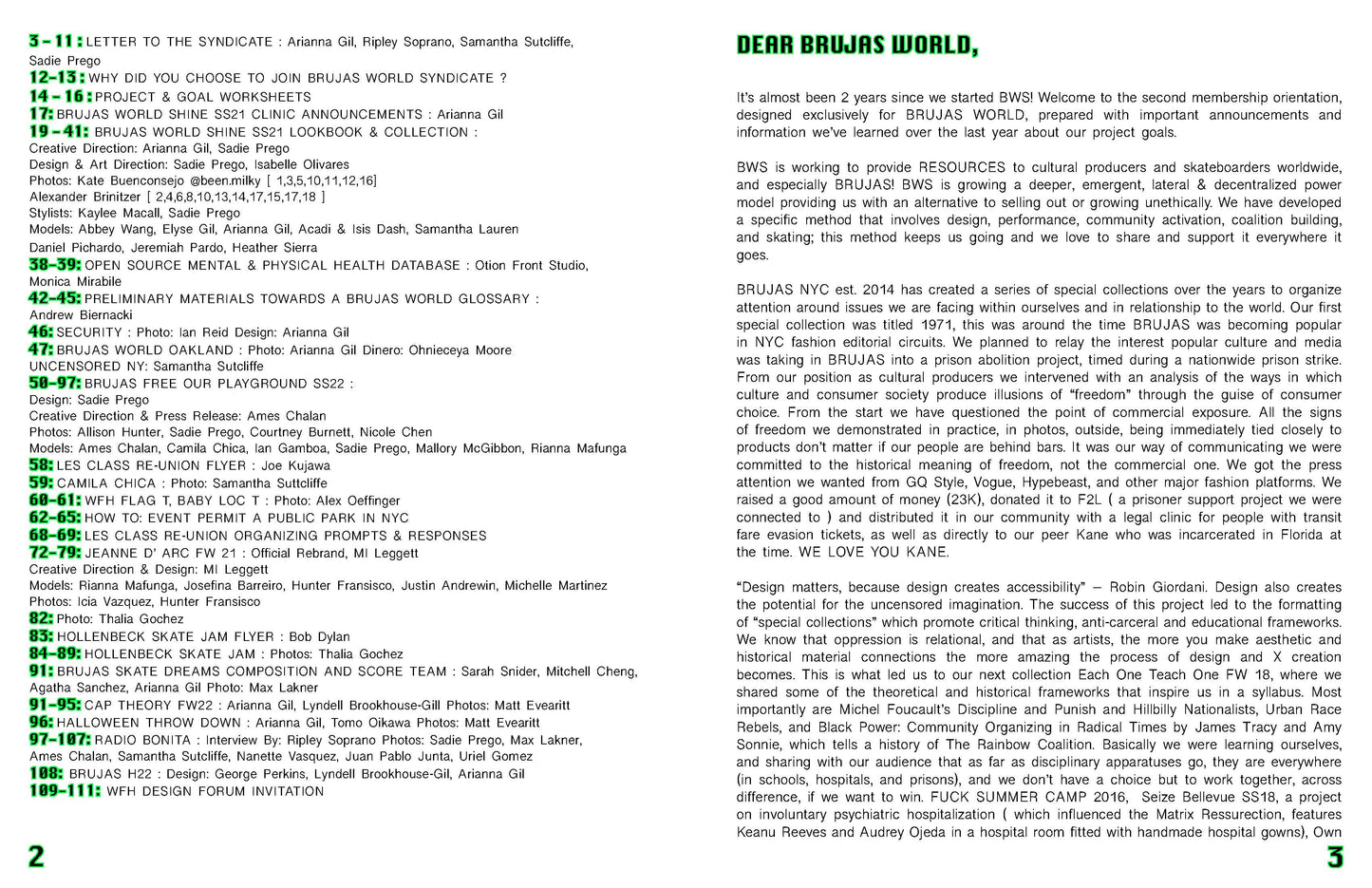 BRUJAS WORLD SYNDICATE MEMBERSHIP + MAGAZINE